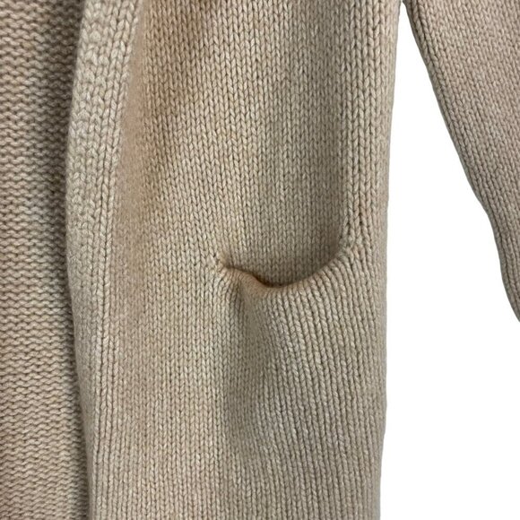 Sablyn Collette Cashmere Chunky Knit Cardigan Sweater Tan Size M - Picture 5 of 10